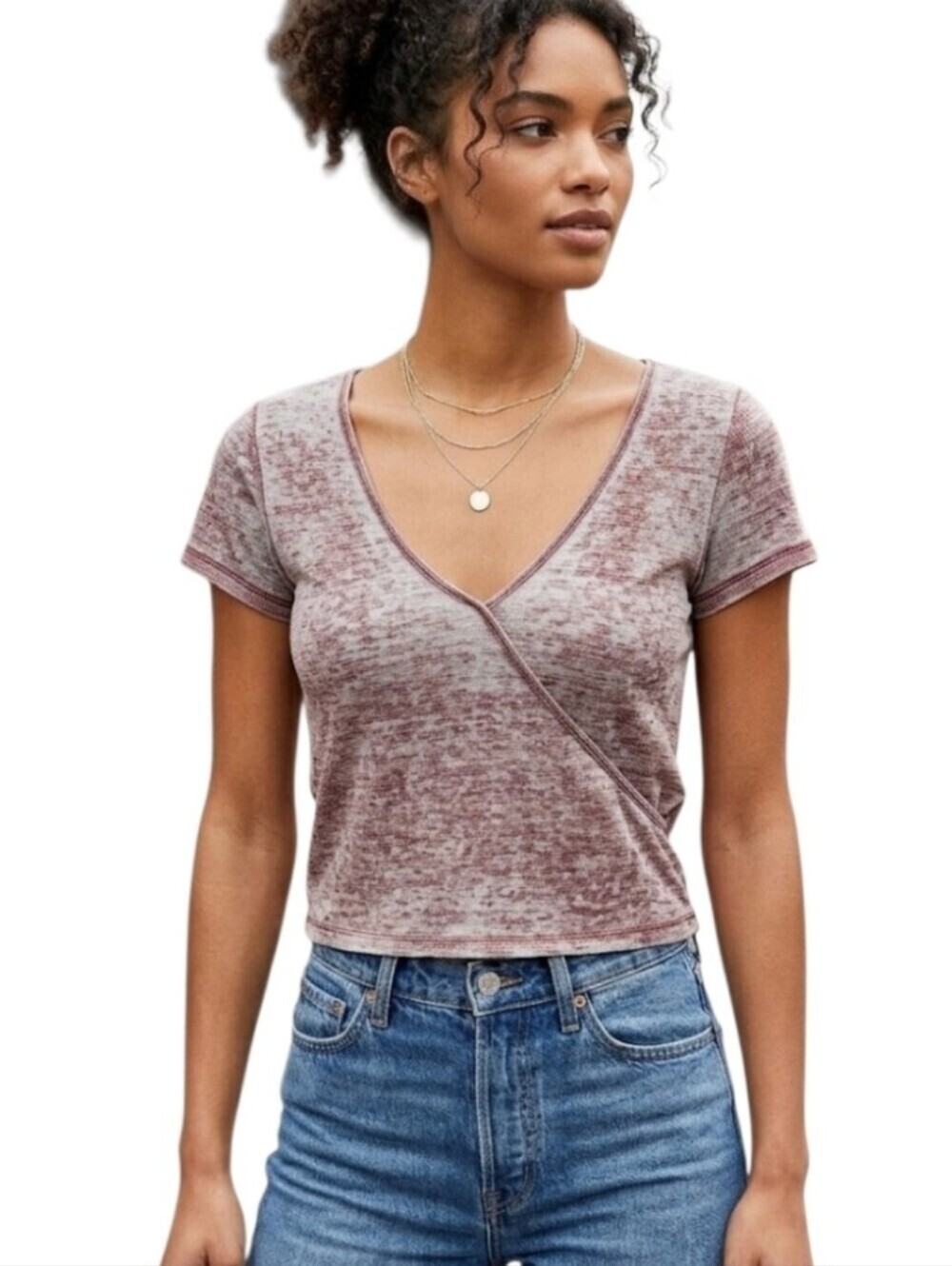 American Eagle Burn Out Top